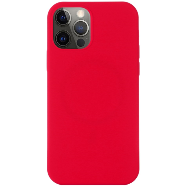"Shell" MagSafe Hard Silicone (TPU) Case Cover - red (iPhone 15 Pro Max)