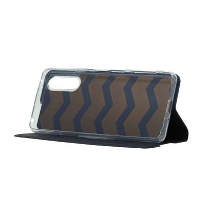 Sony Xperia 10 III "Dux Ducis" Skin Flip Book Case - dark blue | Priedai.lt