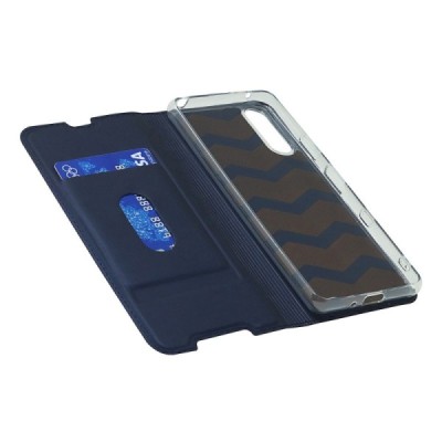 Sony Xperia 10 III "Dux Ducis" Skin Flip Book Case - dark blue | Priedai.lt