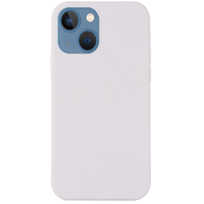 Apple iPhone 15 Plus "Shell" MagSafe Hard Silicone TPU White Case Cover - Back | Priedai.lt
