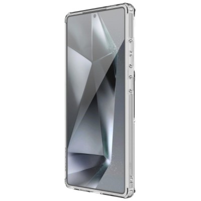 "Nillkin" Nature TPU Pro Magnetic MagSafe Samsung Galaxy S25 Ultra clear, transparent Hard Silicone Case Cover | Priedai.lt