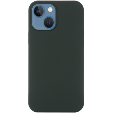 Apple iPhone 15 Plus "Shell" MagSafe Hard Silicone TPU Dark green Case Cover - Back | Priedai.lt
