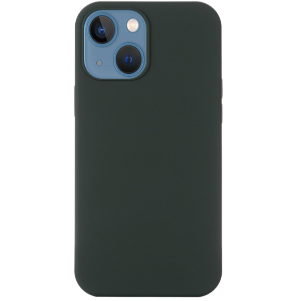 "Shell" MagSafe Hard Silicone (TPU) Case Cover - dark green (iPhone 15 Plus)