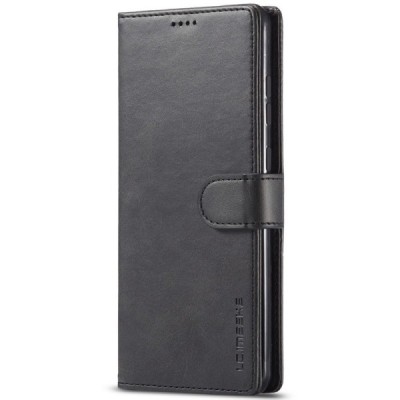 Samsung Galaxy A23, M23, F23 LC IMEEKE Flip Book Case Cover - Black | Priedai.lt