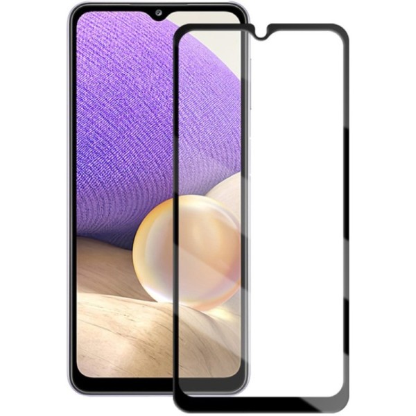 "Mocolo" 2.5D Tempered protective screen glass - black (Galaxy A32 5G / M32 5G / A02 / A02s / A12 / A13 / M12 / Poco M5 4G /