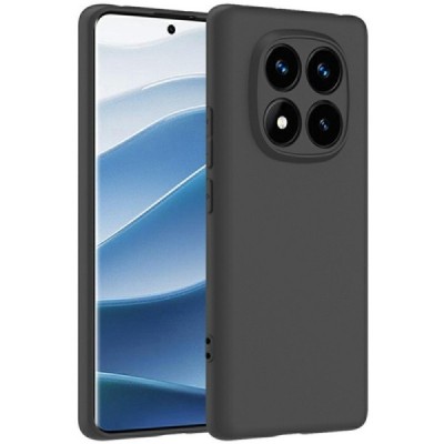 Xiaomi Redmi Note 14 Pro 4G hard silicone (TPU) black case - cover | Priedai.lt