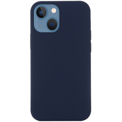 Apple iPhone 15 "Shell" MagSafe Hard Silicone TPU Dark Blue Case Cover - Back | Priedai.lt