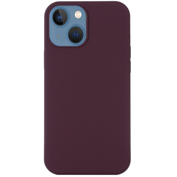 "Shell" MagSafe Hard Silicone (TPU) Case Cover - burgundy (iPhone 15)