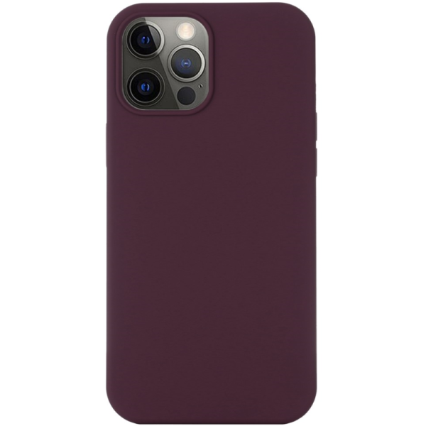 "Shell" MagSafe Hard Silicone (TPU) Case Cover - burgundy (iPhone 15 Pro)