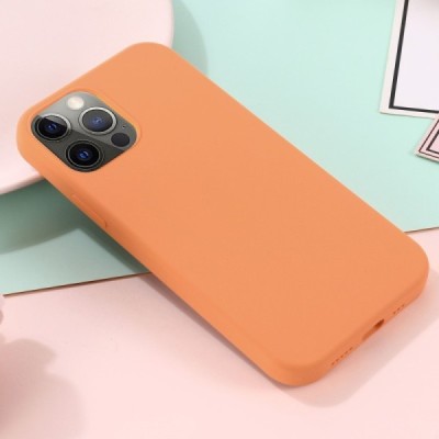 Apple iPhone 15 Pro "Shell" MagSafe Hard Silicone TPU orange Case Cover - Back | Priedai.lt