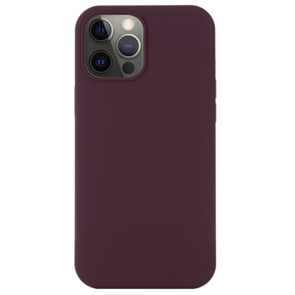 "Shell" MagSafe Hard Silicone (TPU) Case Cover - burgundy (iPhone 13 Pro Max)