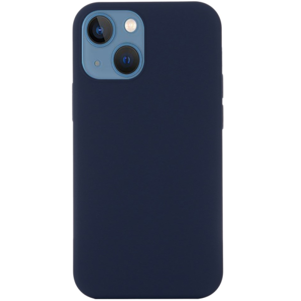 "Shell" MagSafe Hard Silicone (TPU) Case Cover - dark blue (iPhone 14)