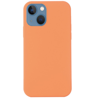 Apple iPhone 14 "Shell" MagSafe Hard Silicone TPU orange Case Cover - Back | Priedai.lt