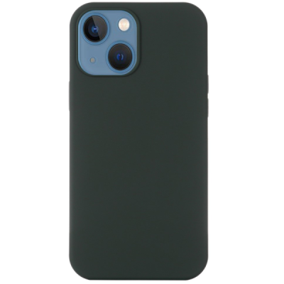 Apple iPhone 14 "Shell" MagSafe Hard Silicone TPU Dark green Case Cover - Back | Priedai.lt