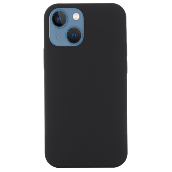 "Shell" MagSafe Hard Silicone (TPU) Case Cover - Black (iPhone 13)