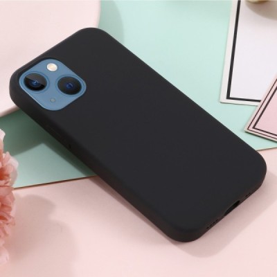 Apple iPhone 13 "Shell" MagSafe Hard Silicone TPU Black  Case Cover - Back | Priedai.lt