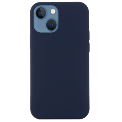 Apple iPhone 13 "Shell" MagSafe Hard Silicone TPU Dark Blue Case Cover - Back | Priedai.lt