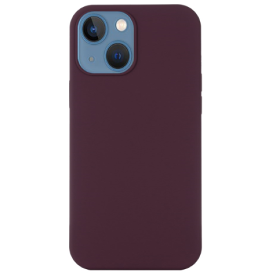 Apple iPhone 13 "Shell" MagSafe Hard Silicone TPU Burgundy Case Cover - Back | Priedai.lt
