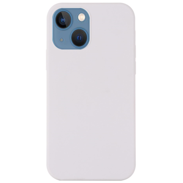 "Shell" MagSafe Hard Silicone (TPU) Case Cover - white (iPhone 13)