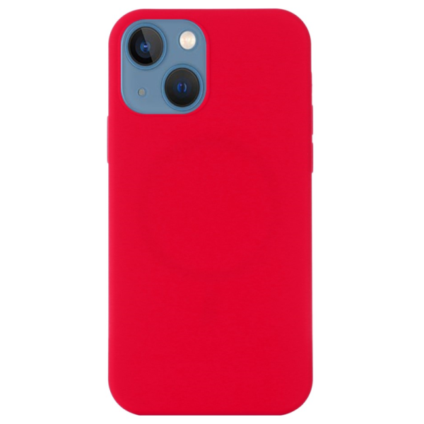 "Shell" MagSafe Hard Silicone (TPU) Case Cover - red (iPhone 13)