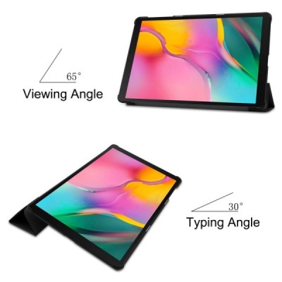 Samsung Galaxy Tab A 10.1 (2019) (T510, T515) Flip Book Case - Black (foldable) | Priedai.lt