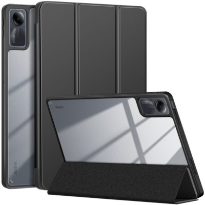 Xiaomi Redmi Pad SE 11" Copernice flip-up black leather case - book with a place for the pen | Priedai.lt