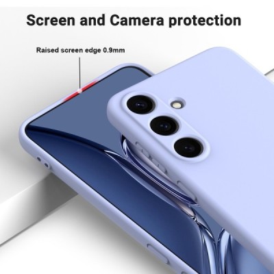 Samsung Galaxy S25+ "Shell" hard liquid silicone (TPU) case purple - cover | Priedai.lt