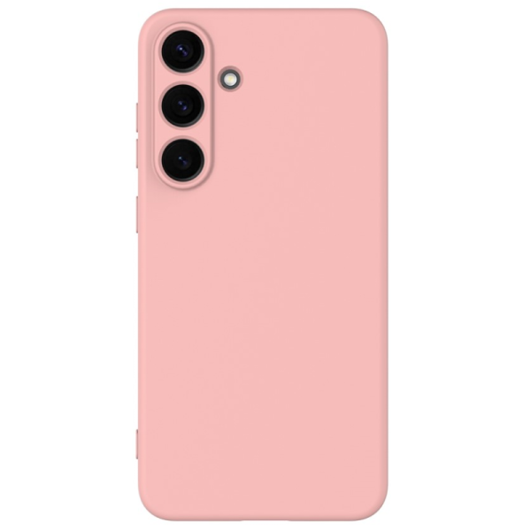 "Shell" hard silicone (TPU) case - pink (Galaxy S25)