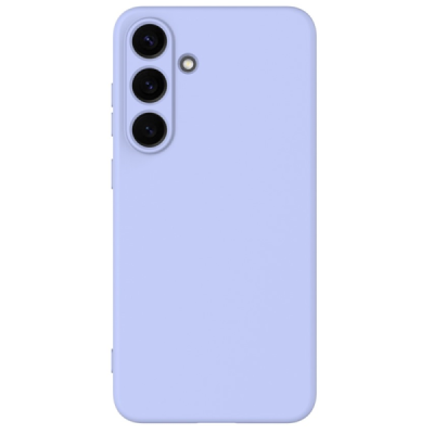Samsung Galaxy S25 "Shell" hard liquid silicone (TPU) case purple - cover | Priedai.lt