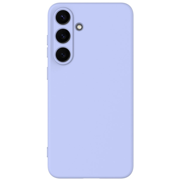 "Shell" hard silicone (TPU) case - purple (Galaxy S25)