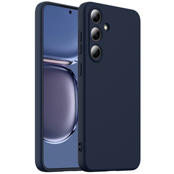 "Shell" MagSafe Hard Silicone (TPU) Case Cover - dark blue (Galaxy S25)