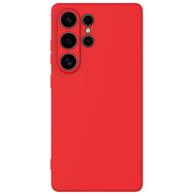 Samsung Galaxy S25 Ultra "Shell" hard liquid silicone (TPU) case red - cover | Priedai.lt