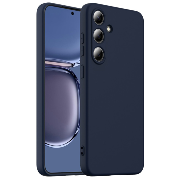 "Shell" MagSafe Hard Silicone (TPU) Case Cover - dark blue (Galaxy S25+)