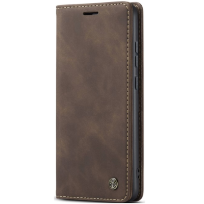 Xiaomi Redmi Note 14 Pro 4G CaseMe Retro Solid Flip Case Book - Brown | Priedai.lt