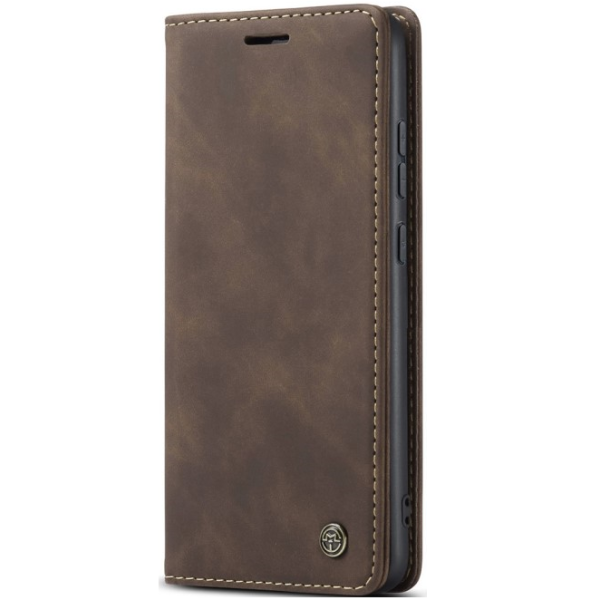 „CaseMe“ Retro Solid Flip Case - Brown (Redmi Note 14 Pro 4G)