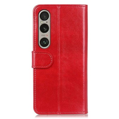 Sony Xperia 1 VI Binfen Flip Book Case - Red | Priedai.lt