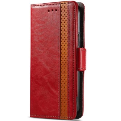 Xiaomi Redmi Note 11s 4G CASENEO Flip Book Case - Red | Priedai.lt