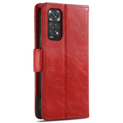 Xiaomi Redmi Note 11s 4G CASENEO Flip Book Case - Red | Priedai.lt