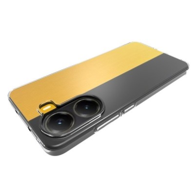 Xiaomi Poco X7 Pro 5G (Redmi Turbo 4 5G) hard silicone (TPU) clear, transparent case - cover | Priedai.lt