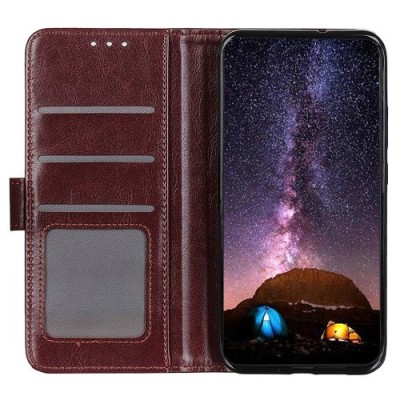 Samsung Galaxy S24 FE Binfen Flip Book Case - Brown | Priedai.lt