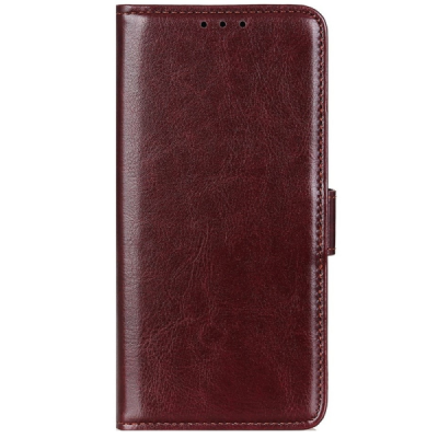 "Binfen" Flip Book Case - Brown (iPhone 17e / 16e)