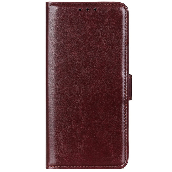 "Binfen" Flip Book Case - Brown (iPhone 17e / 16e)