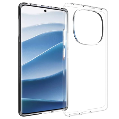 Xiaomi Redmi Note 14 Pro 4G hard silicone (TPU) clear, transparent case - cover | Priedai.lt