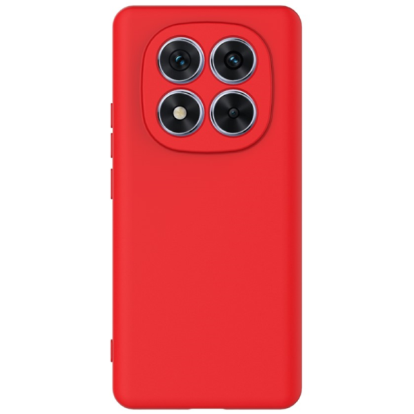 "Shell" hard silicone (TPU) case - red (Redmi Note 14 Pro 5G / Poco X7 5G)