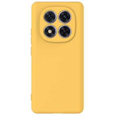 Xiaomi Redmi Note 14 Pro 5G (Poco X7 5G) "Shell" hard liquid silicone (TPU) case yellow - cover | Priedai.lt