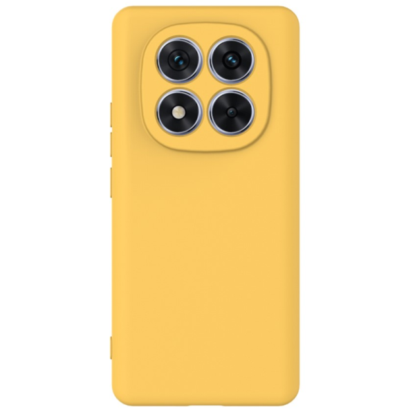 "Shell" hard silicone (TPU) case - yellow (Redmi Note 14 Pro 5G / Poco X7 5G)