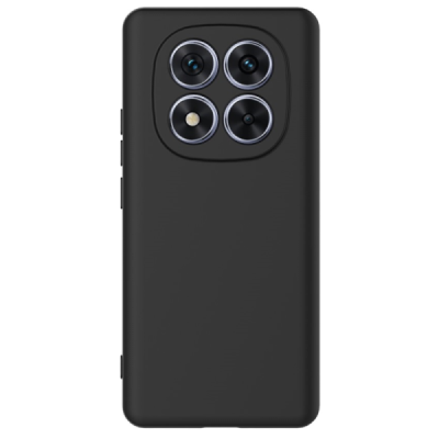 Xiaomi Redmi Note 14 Pro 5G (Poco X7 5G) "Shell" hard liquid silicone (TPU) case black - cover | Priedai.lt