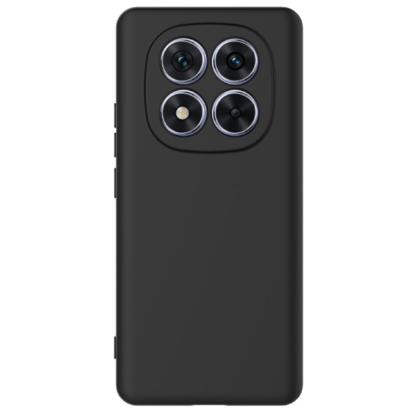"Shell" hard silicone (TPU) case - black (Redmi Note 14 Pro 5G / Poco X7 5G)