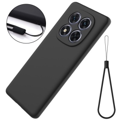 Xiaomi Redmi Note 14 Pro 5G (Poco X7 5G) "Shell" hard liquid silicone (TPU) case black - cover | Priedai.lt