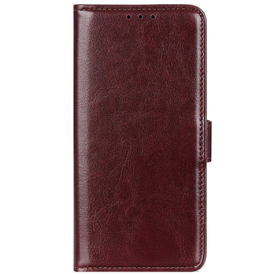 Xiaomi Redmi Note 14 5G Binfen Flip Book Case - Brown | Priedai.lt